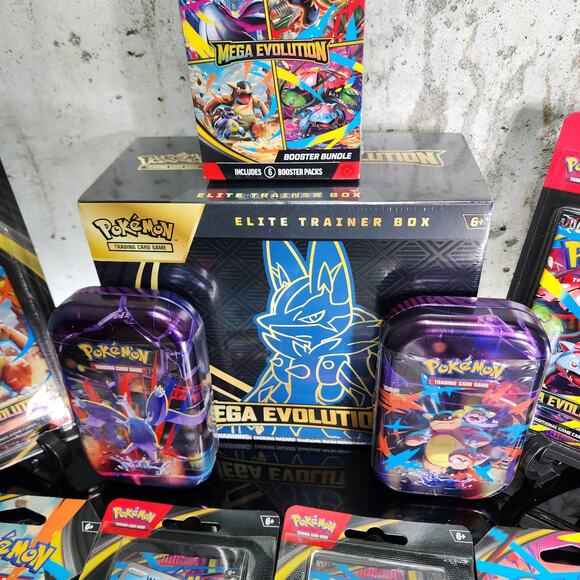 Pokemon TCG Mega Evolution Elite Trainer Box ETB + Booster Bundle + More Lot - Picture 6 of 6